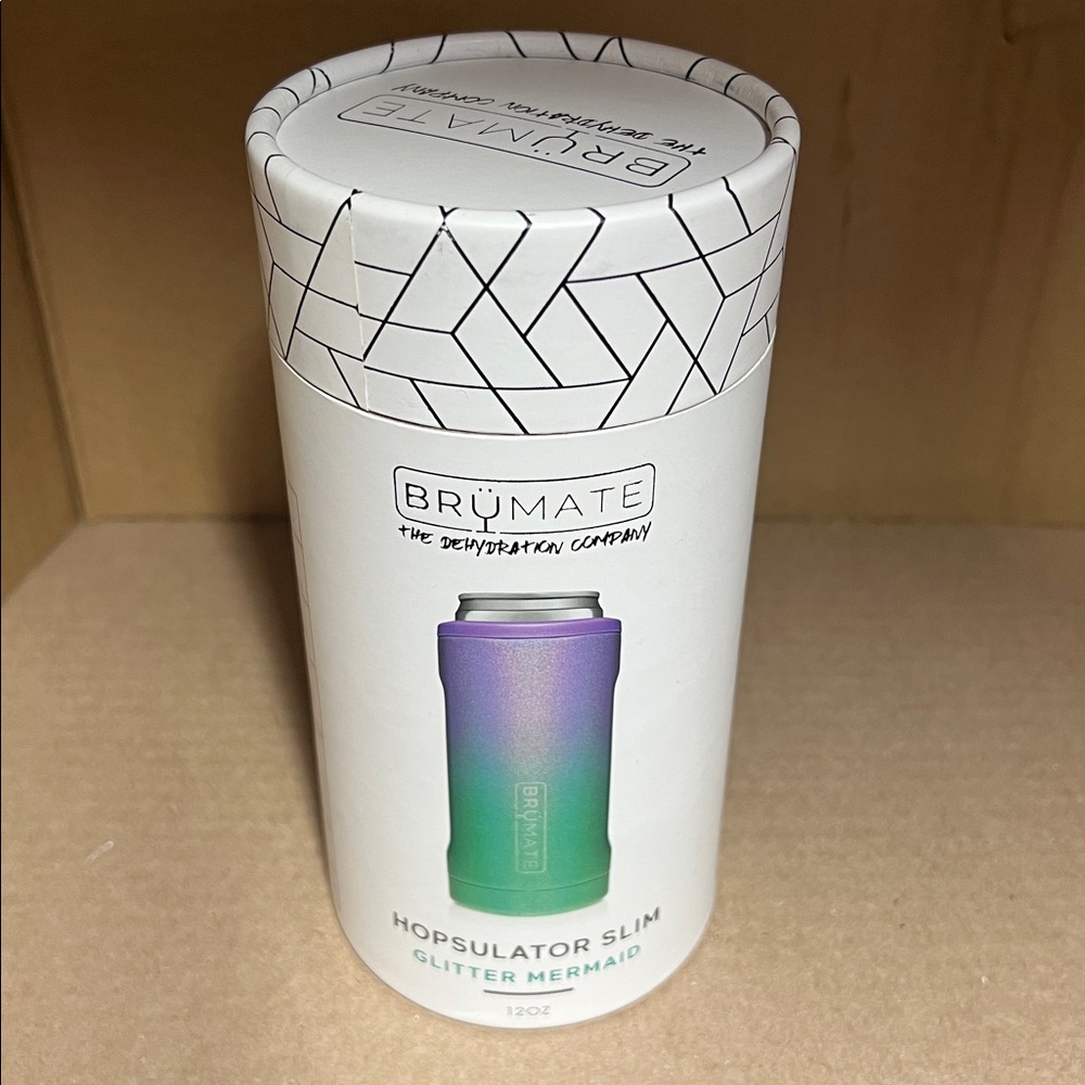 BrüMate Hopsulator Slim in Glitter Mermaid